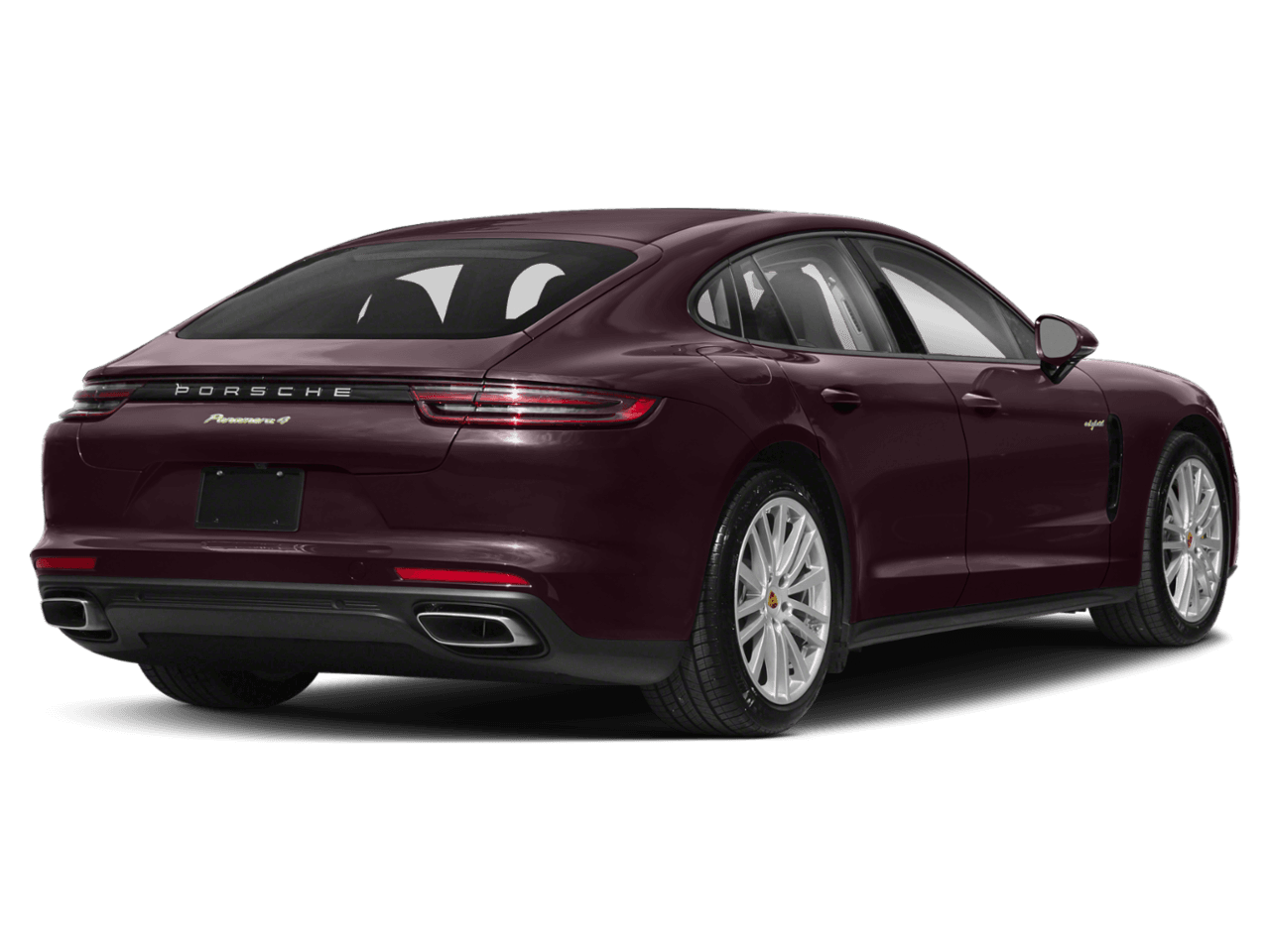 2018 Porsche Panamera 4 E-Hybrid Executive - Rear 3/4, facing to the right