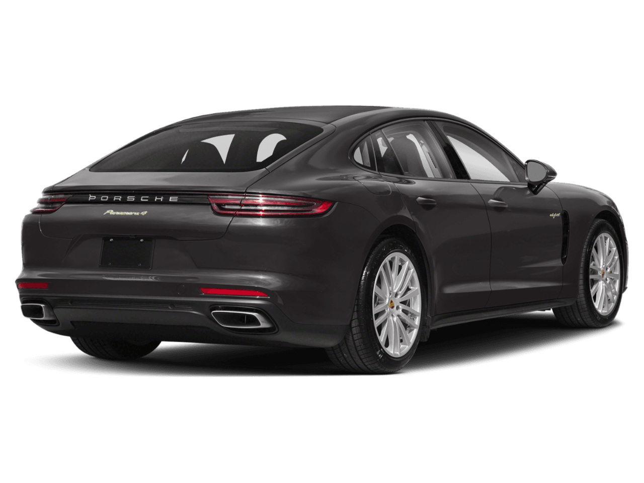 2018 Porsche Panamera 4 E-Hybrid Executive - Rear 3/4, facing to the right