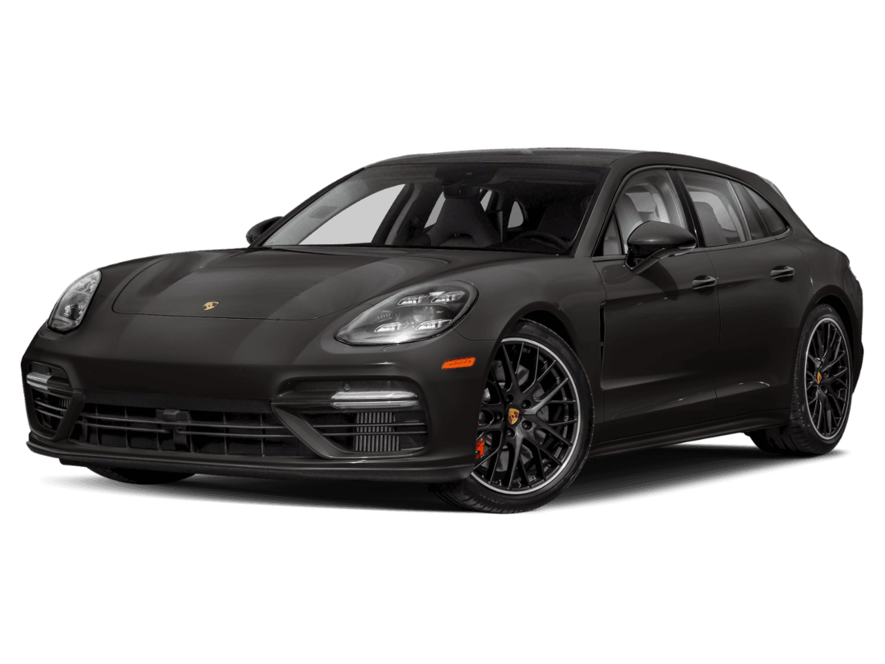 2018 Porsche Panamera Turbo - Front 3/4, facing to the left