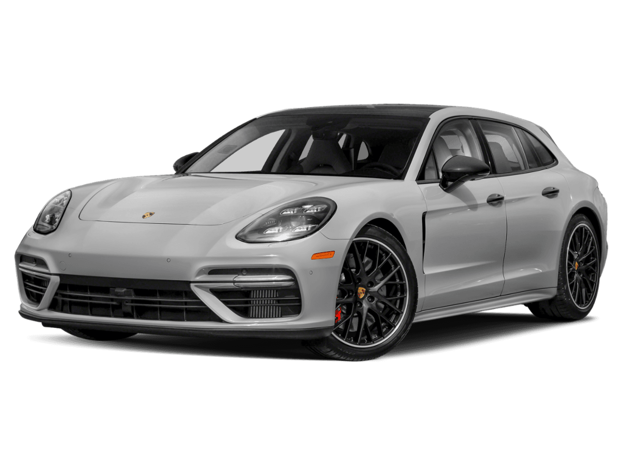 2018 Porsche Panamera Turbo - Front 3/4, facing to the left