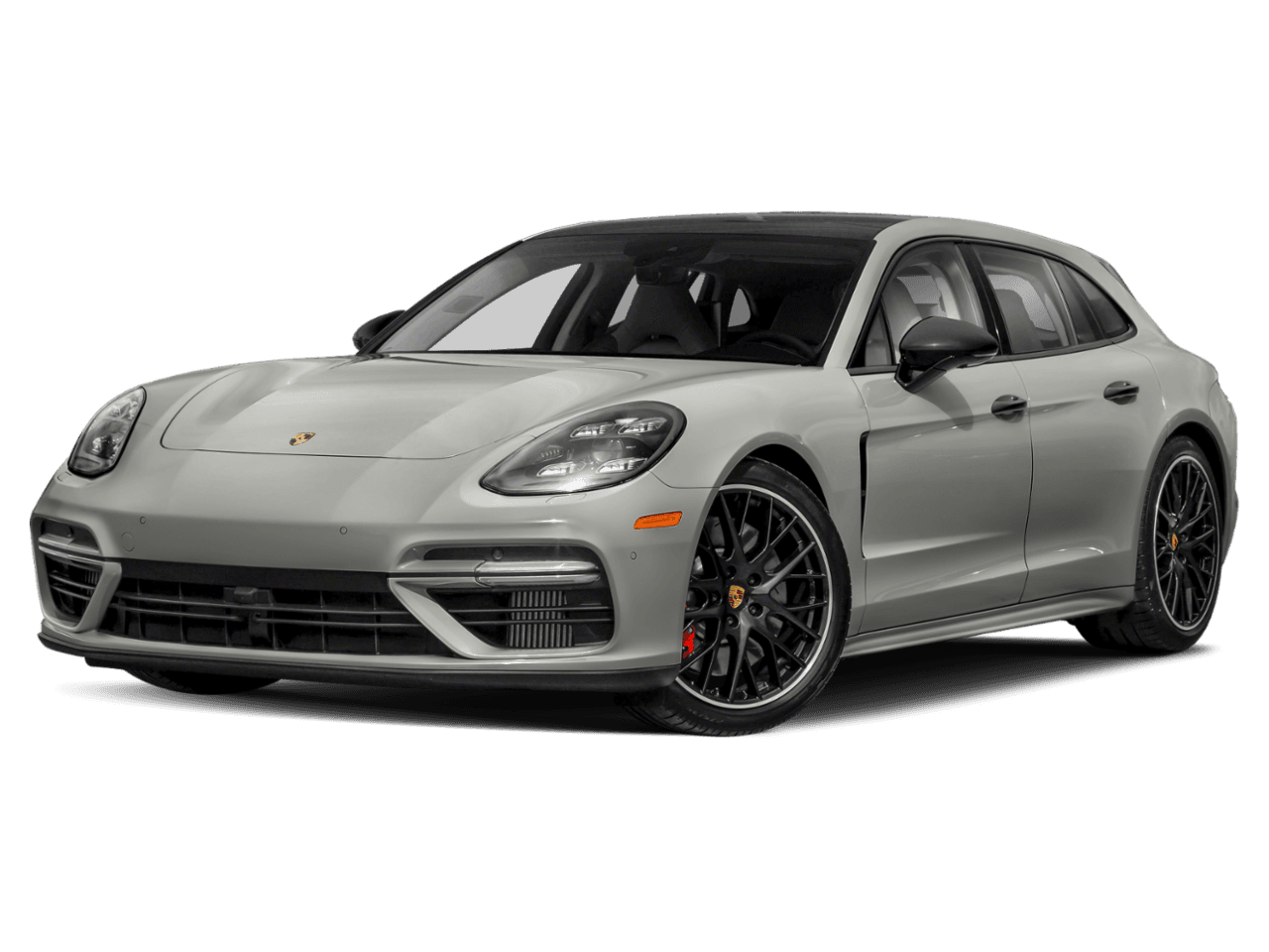 2018 Porsche Panamera Turbo - Front 3/4, facing to the left
