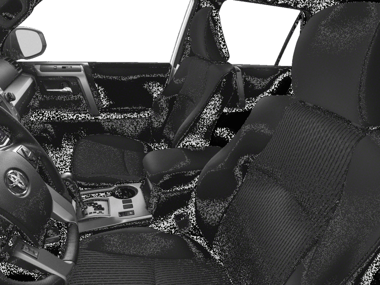 2018 Toyota 4Runner SR5 - Interior Driver's Side with Door Open, Front Seat Feature