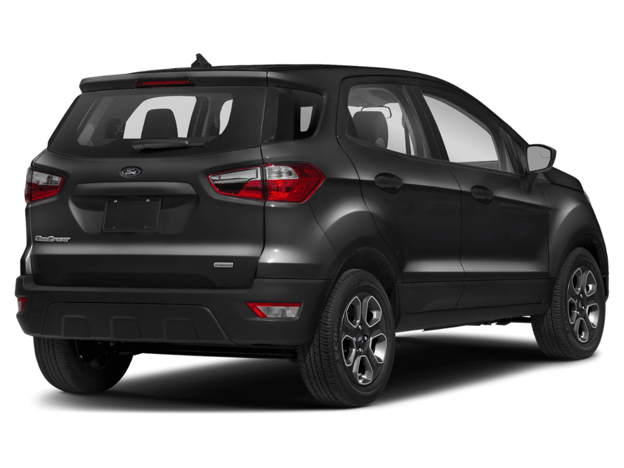 2018 Ford EcoSport S 4WD - Rear 3/4, facing to the right