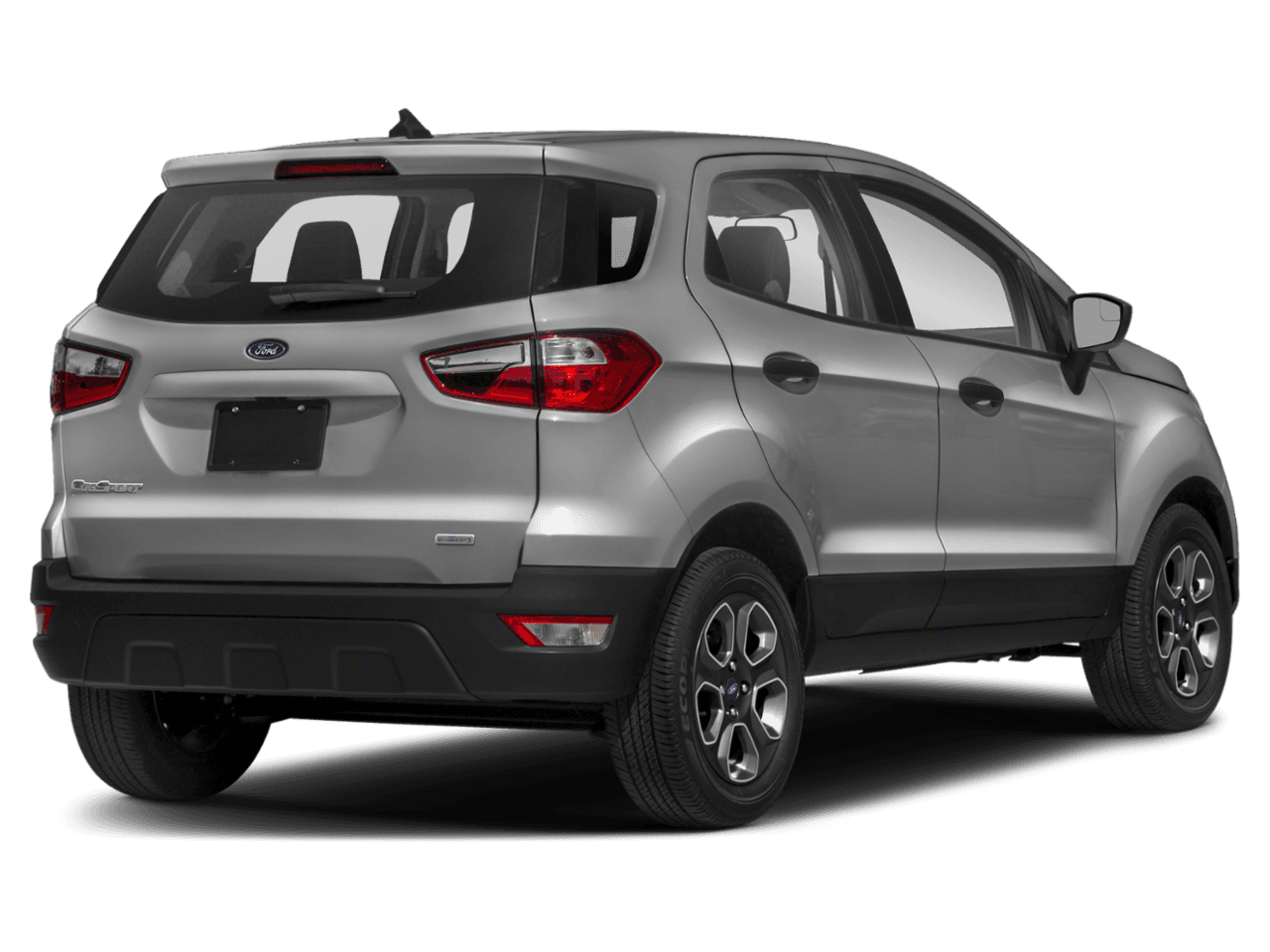 2018 Ford EcoSport S 4WD - Rear 3/4, facing to the right