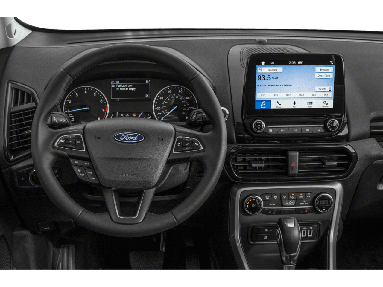 2018 Ford EcoSport SE 4WD - Interior Drivers Dash