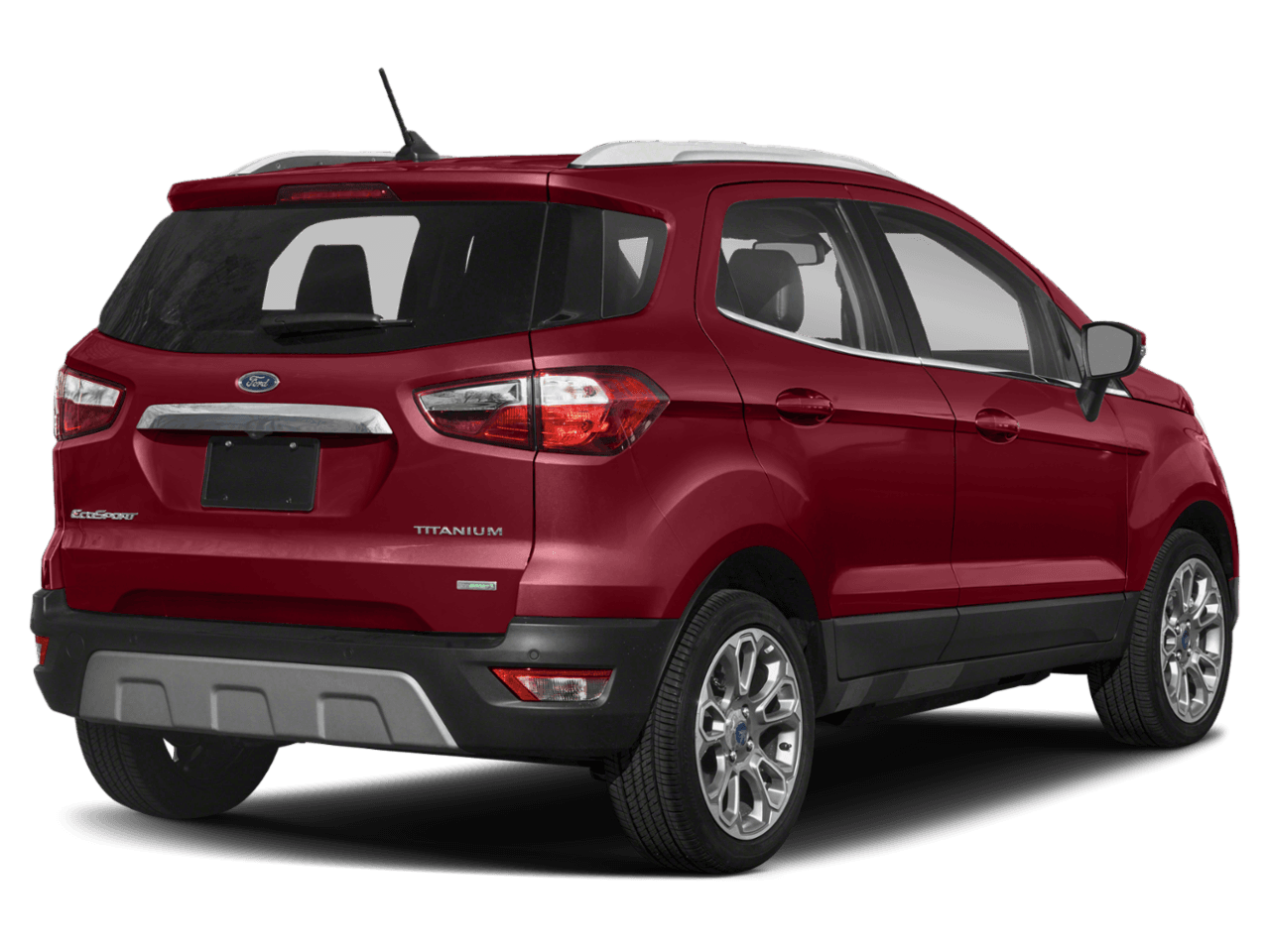 2018 Ford EcoSport Titanium 4WD - Rear 3/4, facing to the right