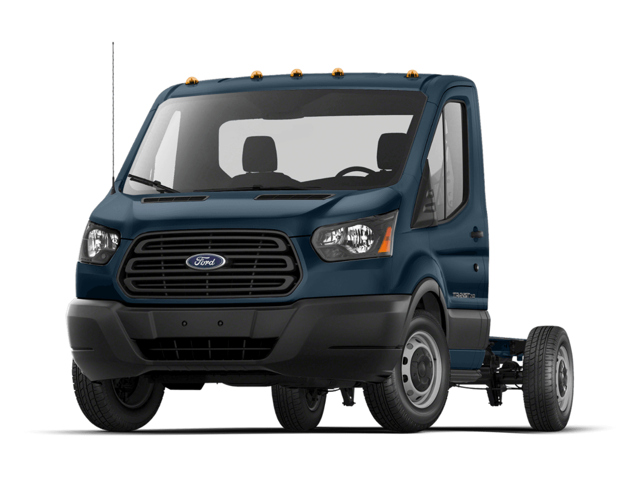 2018 Ford Transit Chassis T-250 SRW 138" WB 9000 GVWR - Front 3/4, facing to the left