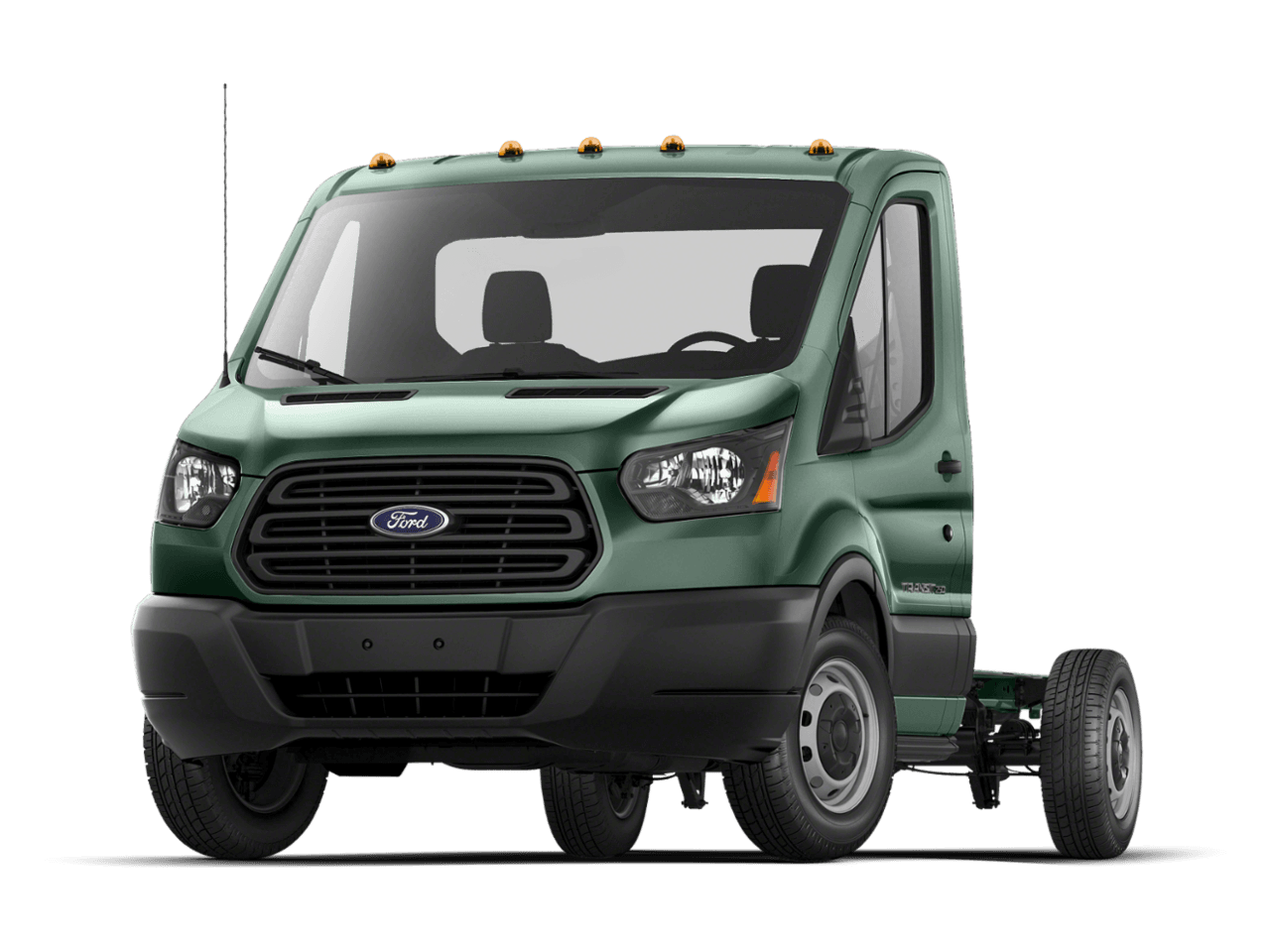 2018 Ford Transit Chassis T-350 SRW 138" WB 9500 GVWR - Front 3/4, facing to the left