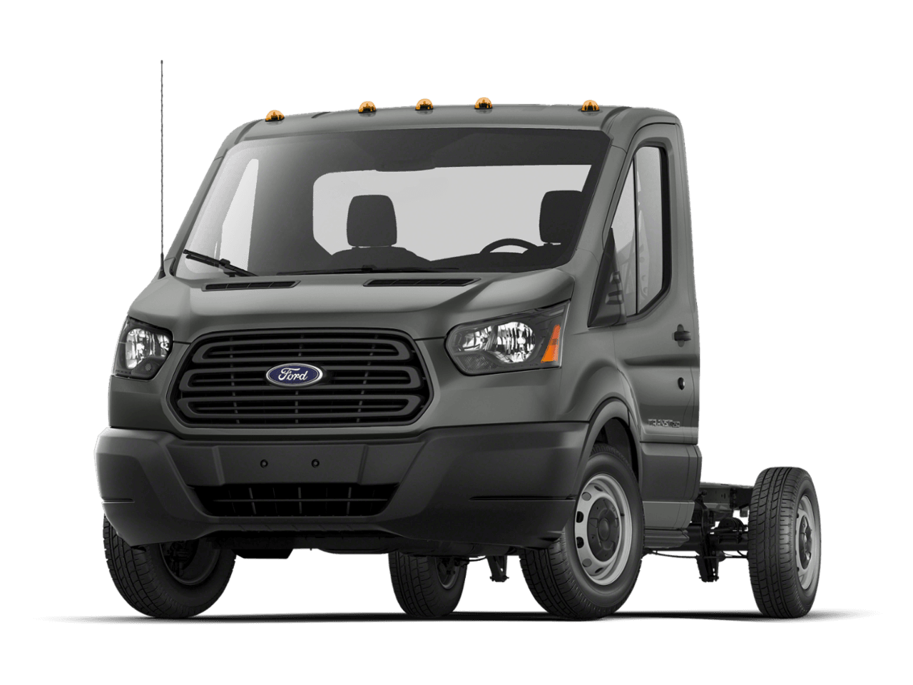 2018 Ford Transit Chassis T-350 SRW 156" WB 9500 GVWR - Front 3/4, facing to the left