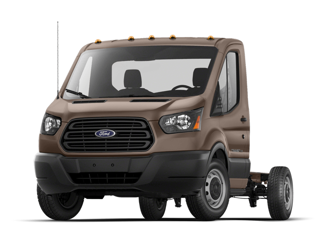 2018 Ford Transit Chassis T-350 SRW 156" WB 9500 GVWR - Front 3/4, facing to the left