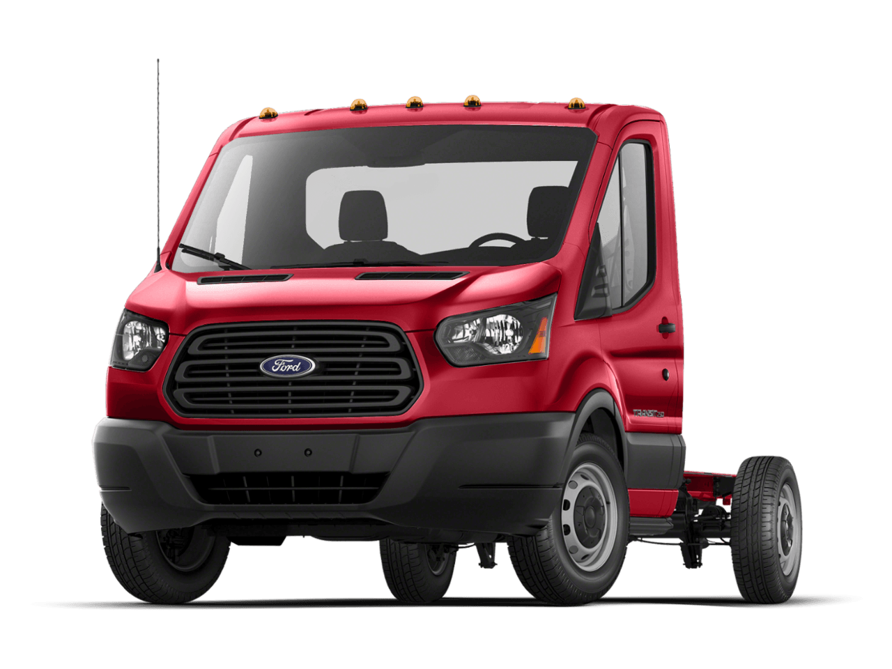 2018 Ford Transit Chassis T-350 SRW 156" WB 9500 GVWR - Front 3/4, facing to the left