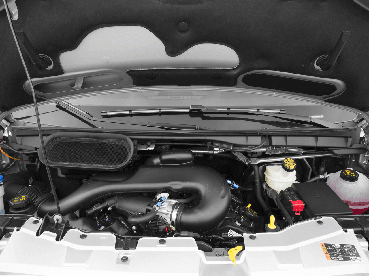 2018 Ford Transit Van T-150 130" Med Rf 8600 GVWR Dual Dr - Interior Engine Shot Feature