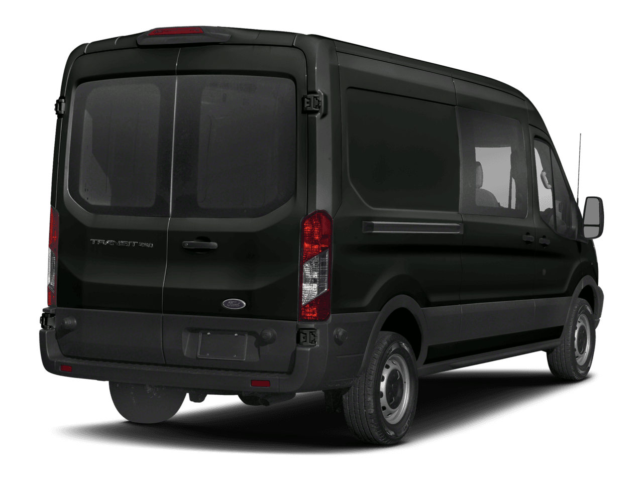2018 Ford Transit Van T-250 148" Med Rf 9000 GVWR Dual Dr - Rear 3/4, facing to the right