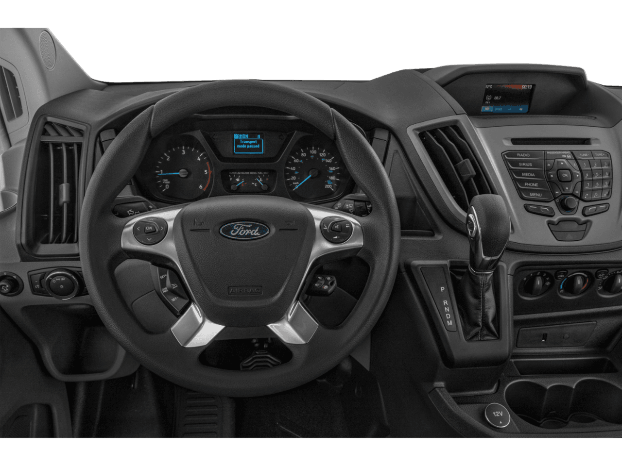 2018 Ford Transit Van T-250 148" Hi Rf 9000 GVWR Dual Dr - Interior Drivers Dash