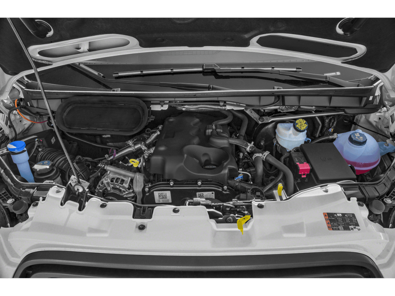 2018 Ford Transit Van T-250 148" Hi Rf 9000 GVWR Dual Dr - Interior Engine Shot Feature