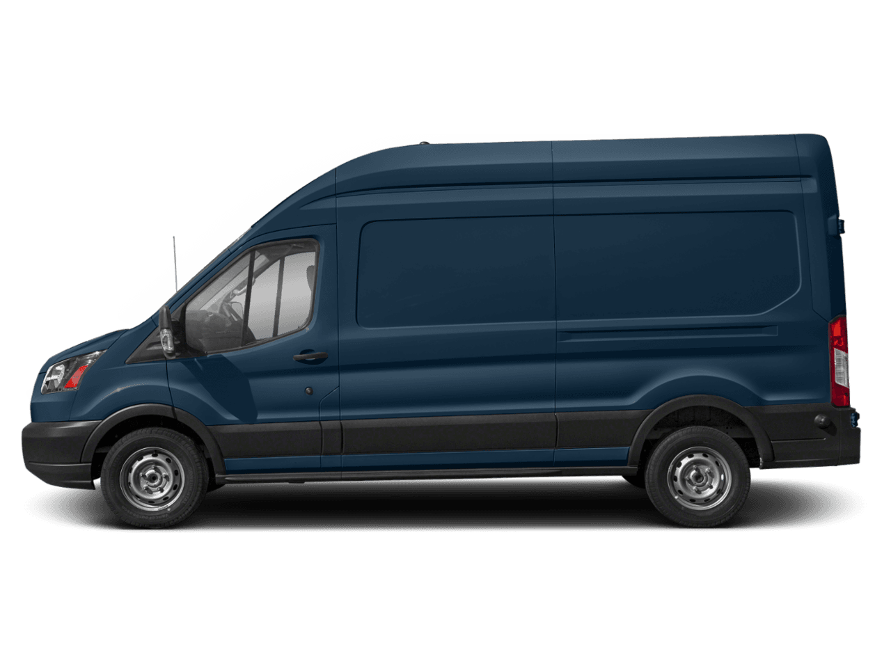 2018 Ford Transit Van T-250 148" Hi Rf 9000 GVWR Dual Dr - Profile, facing to the left