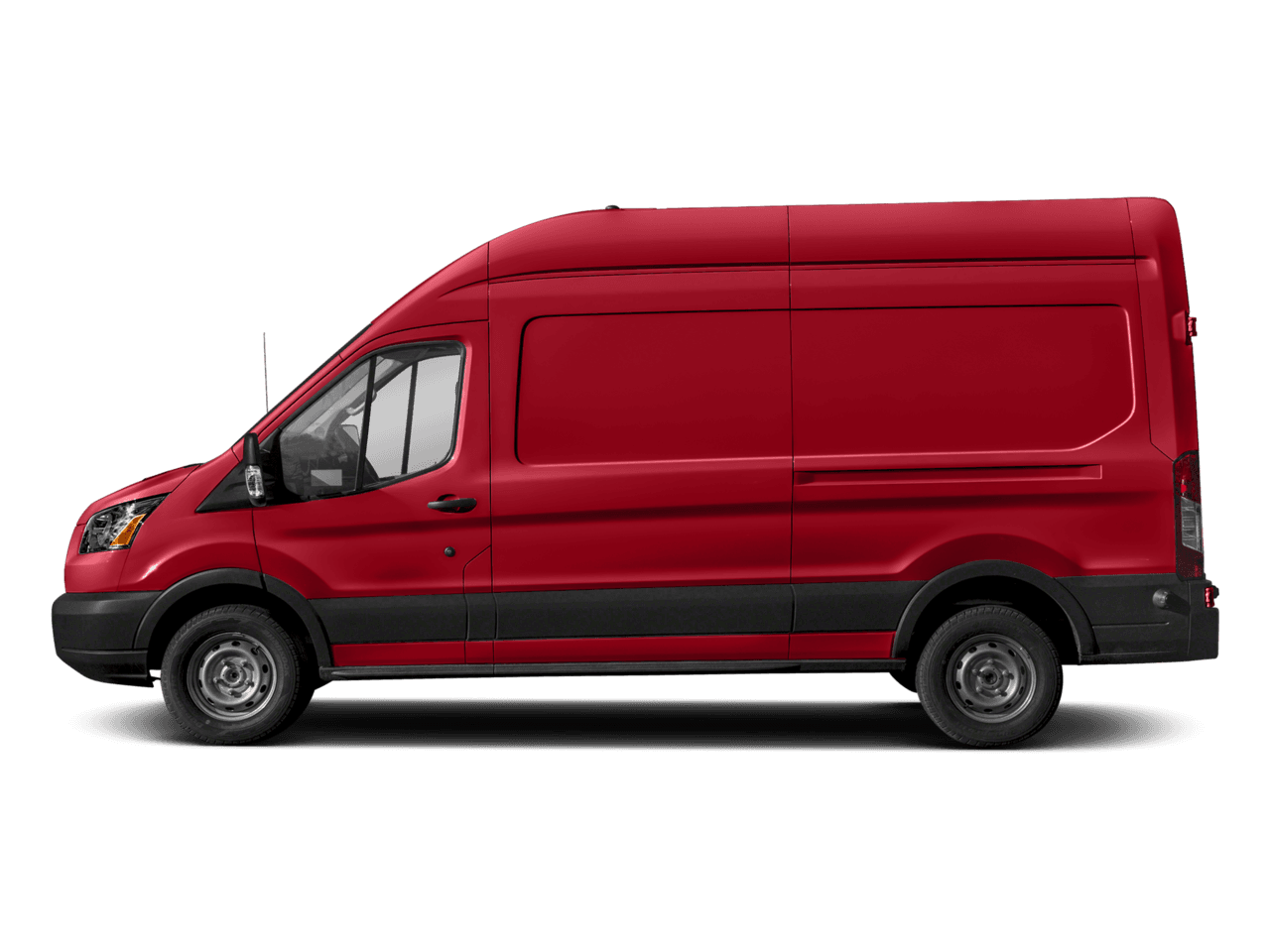 2018 Ford Transit Van T-350 130" Med Rf 9500 GVWR Dual Dr - Profile, facing to the left