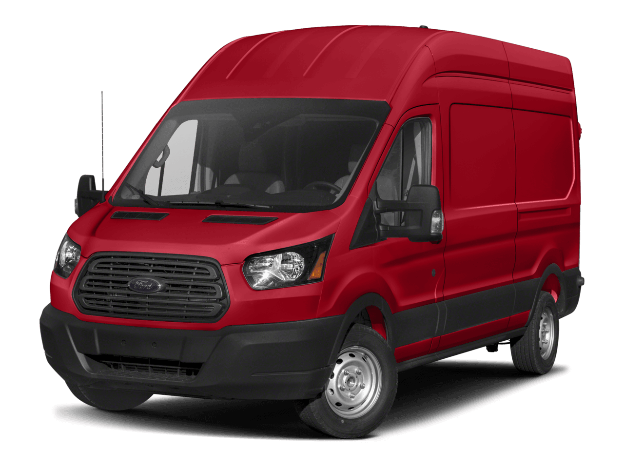2018 Ford Transit Van T-350 148" Med Rf 9500 GVWR Dual Dr - Front 3/4, facing to the left