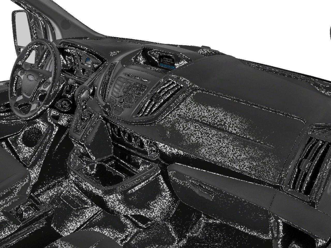 2018 Ford Transit Van T-350 148" Med Rf 9500 GVWR Dual Dr - Interior Passenger Dash