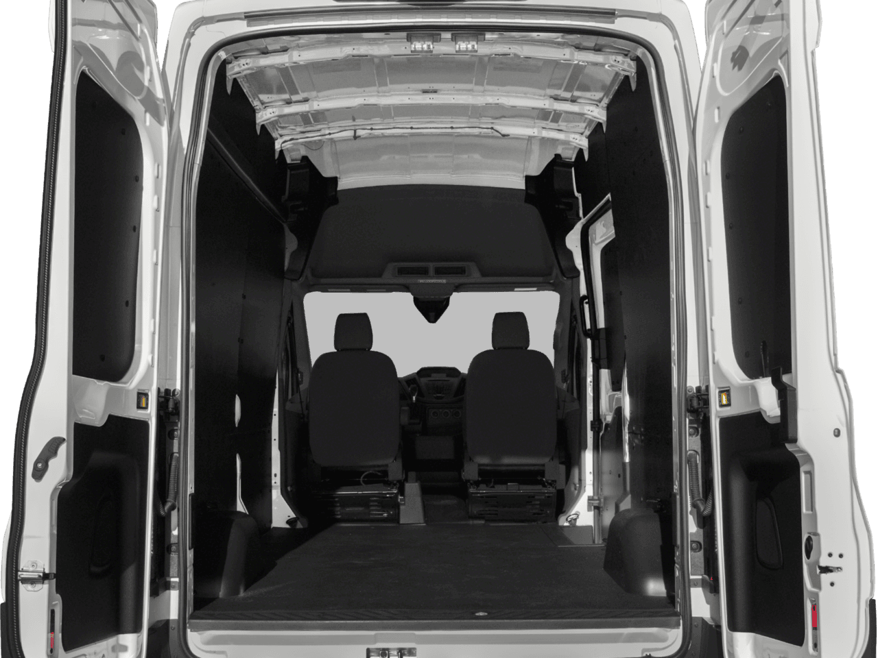 2018 Ford Transit Van T-350 148" Med Rf 9500 GVWR Dual Dr - Interior Trunk with Hatch Open Feature
