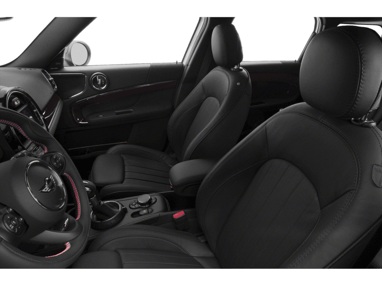 2018 MINI Countryman John Cooper Works - Interior Driver's Side with Door Open, Front Seat Feature