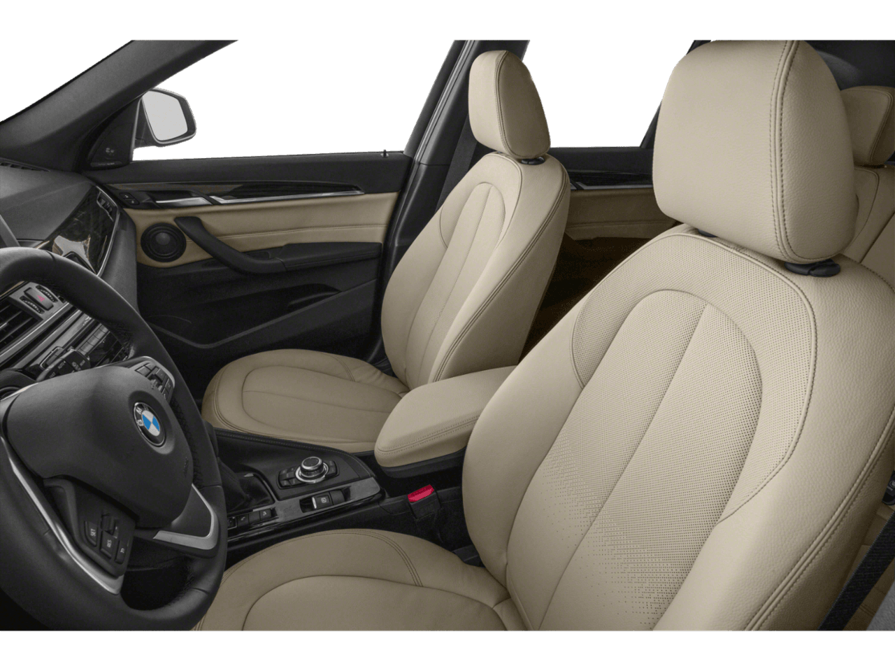 2018 BMW X1 sDrive28i - Interior Driver's Side with Door Open, Front Seat Feature