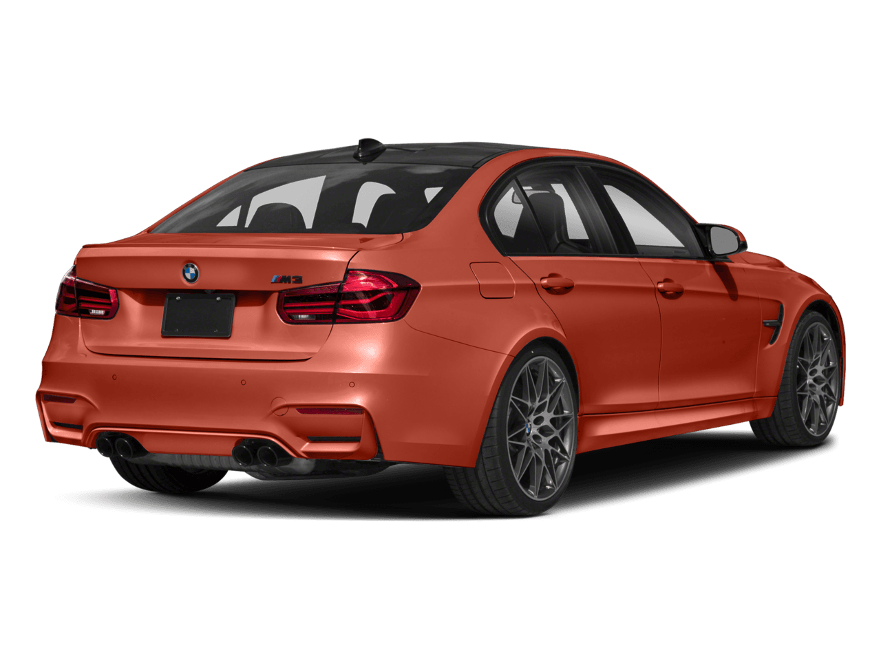 2018 BMW M3  - Rear 3/4, facing to the right