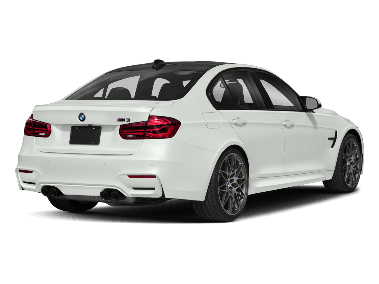 2018 BMW M3  - Rear 3/4, facing to the right