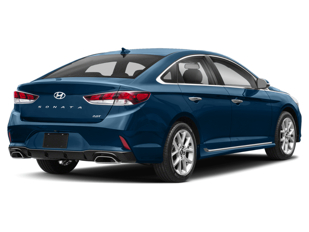 2018 Hyundai Sonata Sport - Rear 3/4, facing to the right