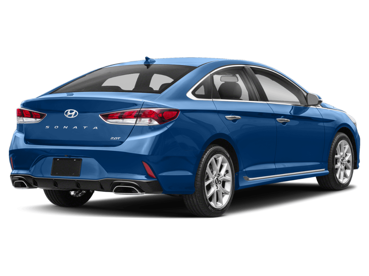 2018 Hyundai Sonata Sport - Rear 3/4, facing to the right