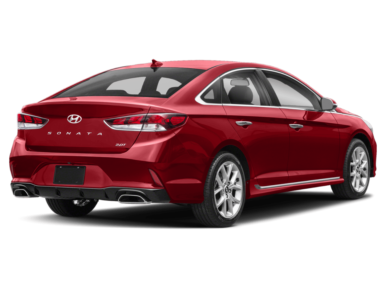 2018 Hyundai Sonata Sport - Rear 3/4, facing to the right