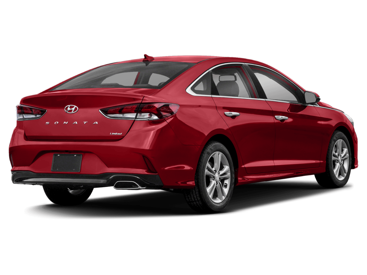 2018 Hyundai Sonata Limited - Rear 3/4, facing to the right