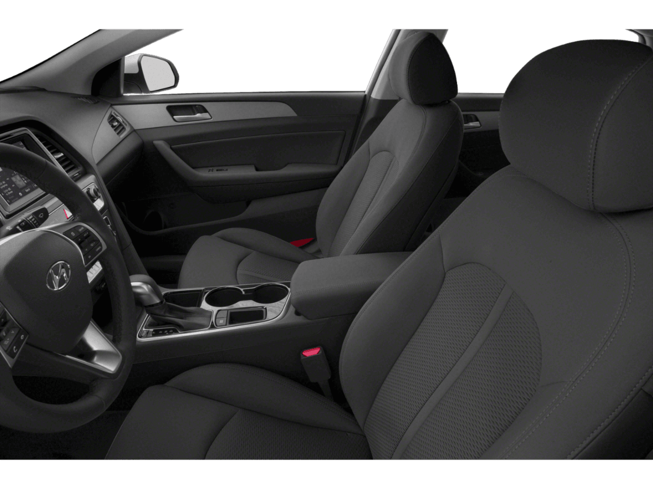 2018 Hyundai Sonata SEL - Interior Driver's Side with Door Open, Front Seat Feature