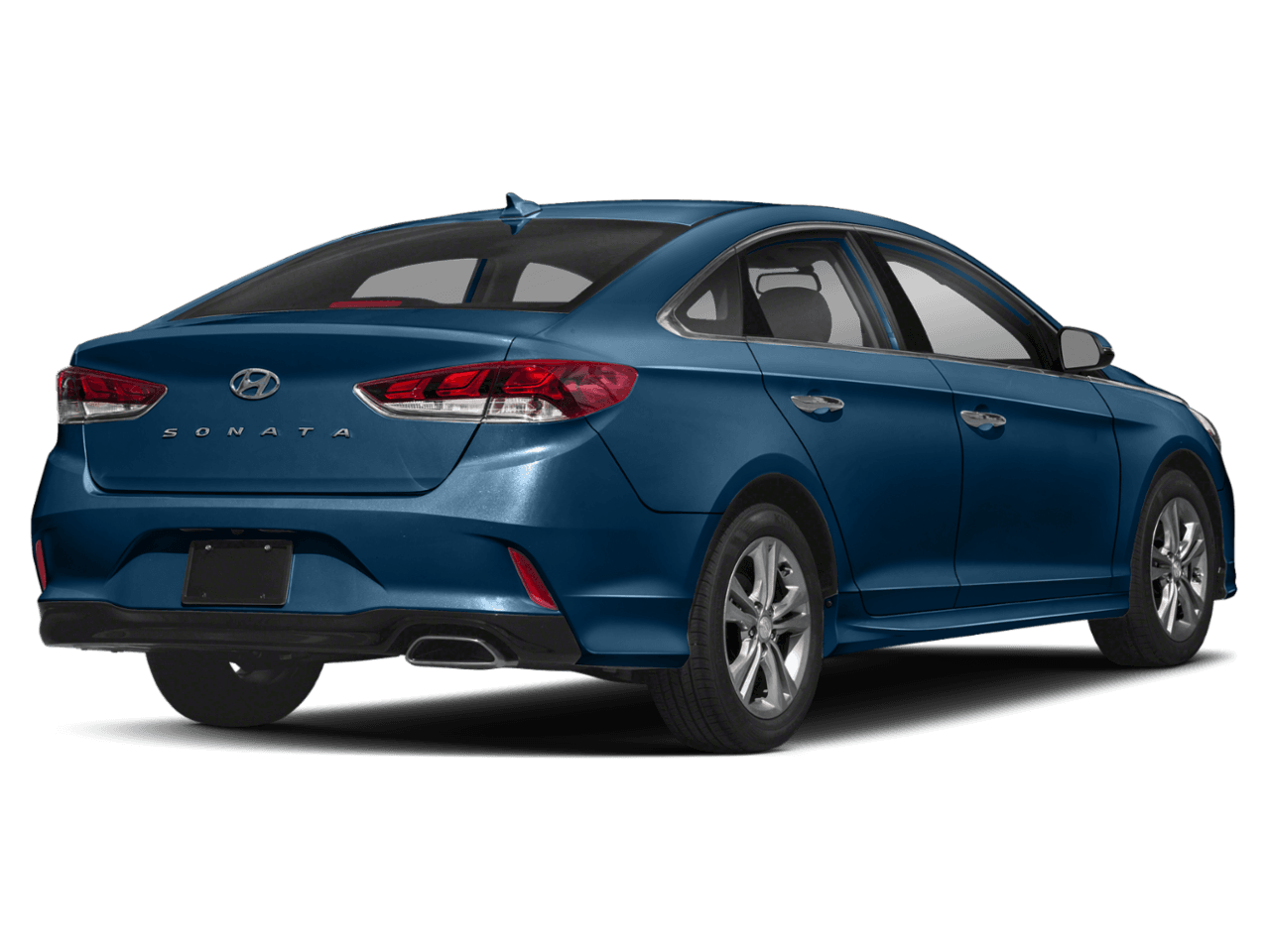 2018 Hyundai Sonata SEL - Rear 3/4, facing to the right