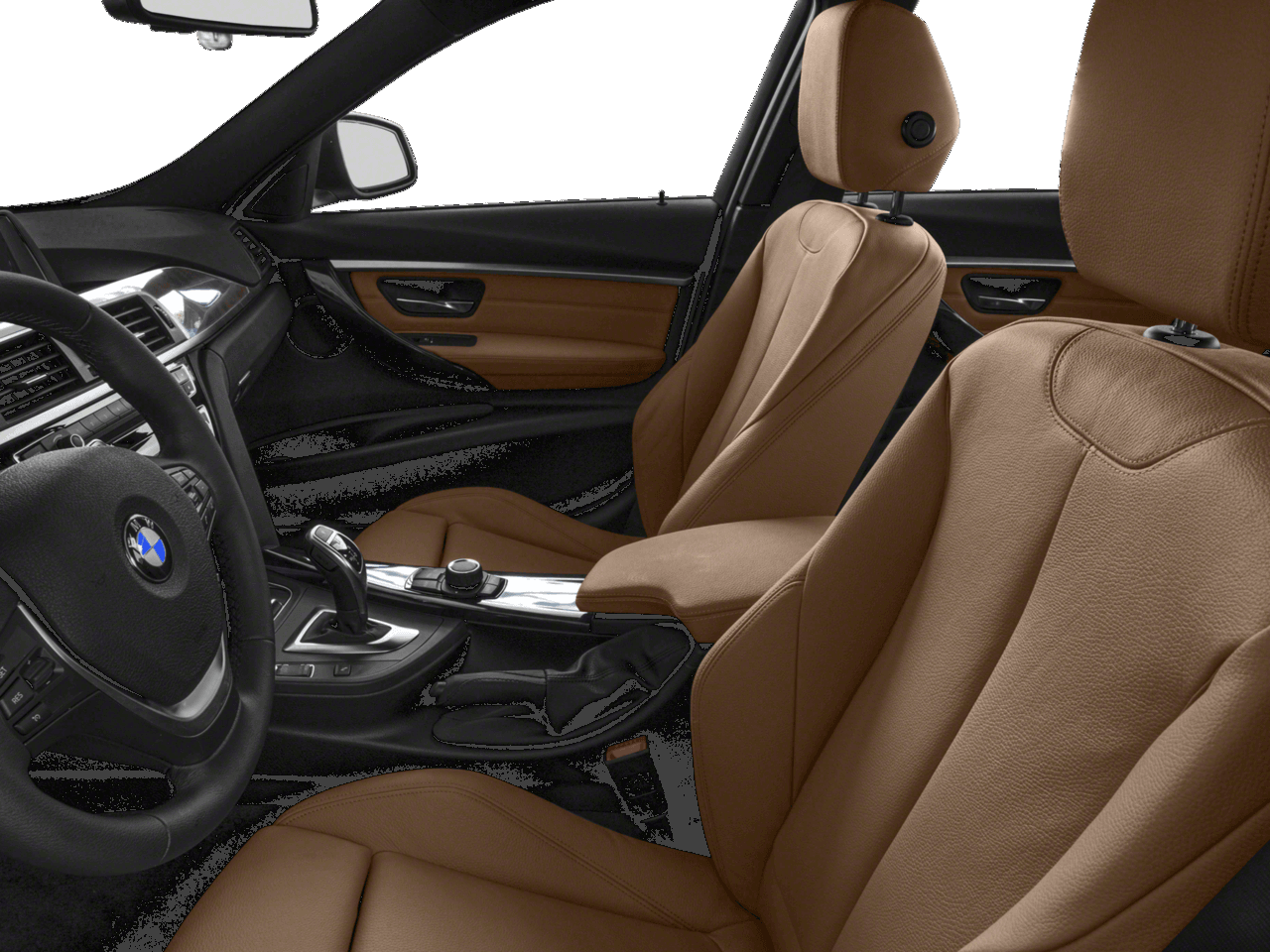 2018 BMW 3 Series 330i xDrive - Interior Driver's Side with Door Open, Front Seat Feature