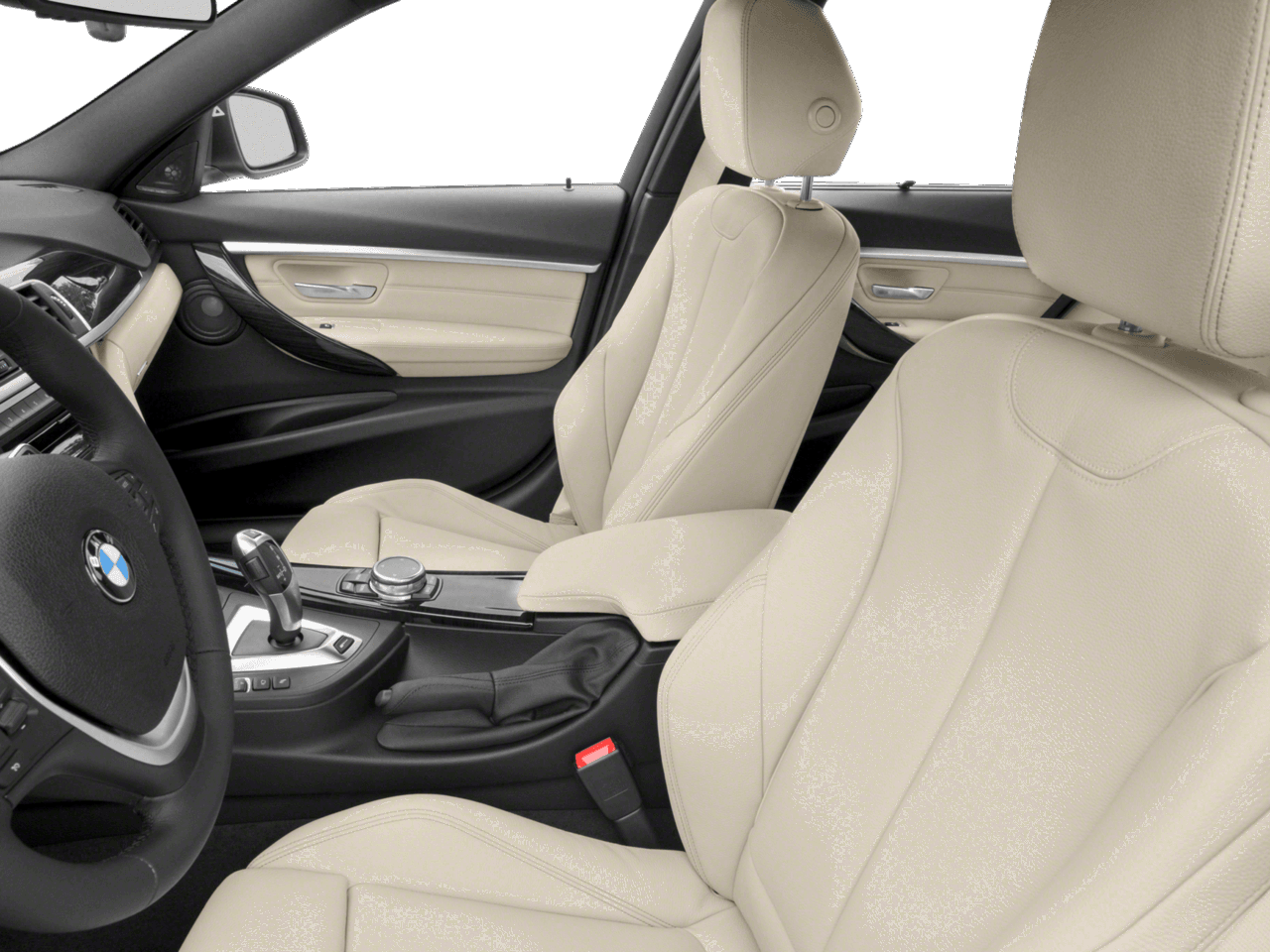 2018 BMW 3 Series 330e iPerformance - Interior Driver's Side with Door Open, Front Seat Feature