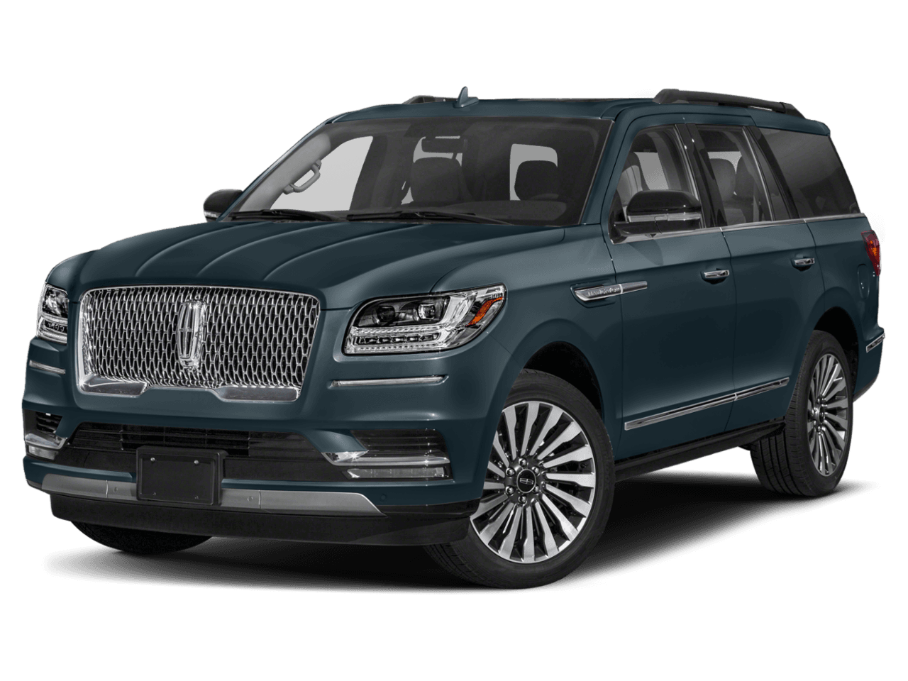 2018 Lincoln Navigator Premiere - Front 3/4, facing to the left