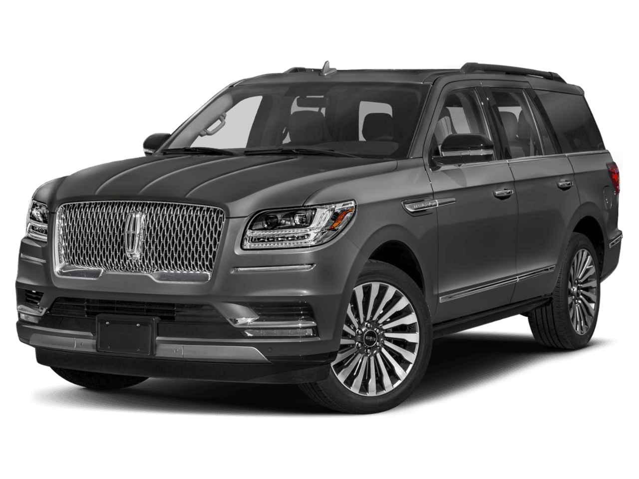 2018 Lincoln Navigator Premiere - Front 3/4, facing to the left