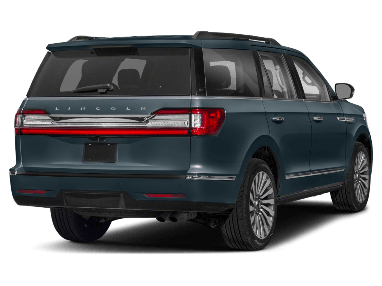 2018 Lincoln Navigator Premiere - Rear 3/4, facing to the right