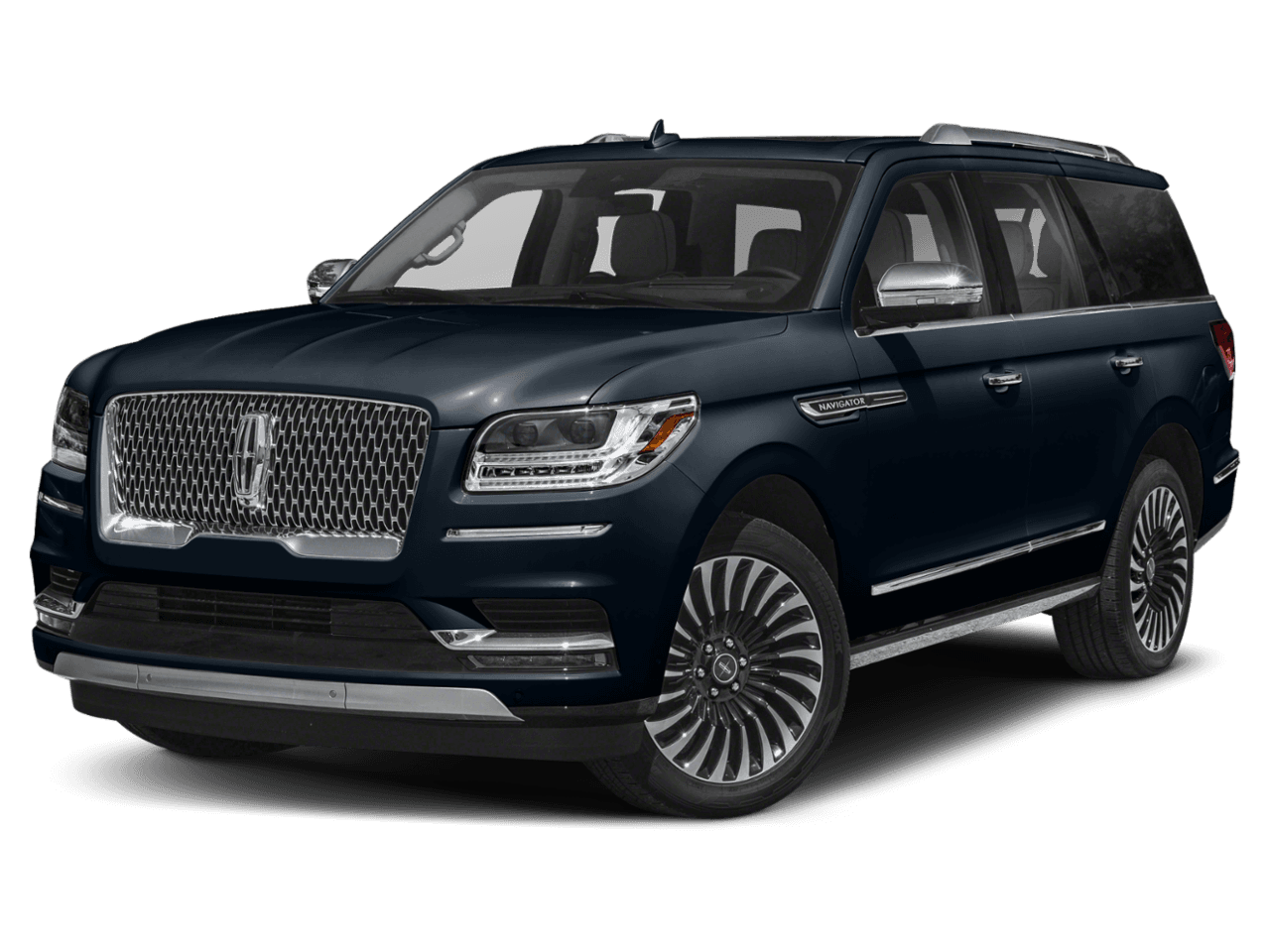 2018 Lincoln Navigator Black Label - Front 3/4, facing to the left