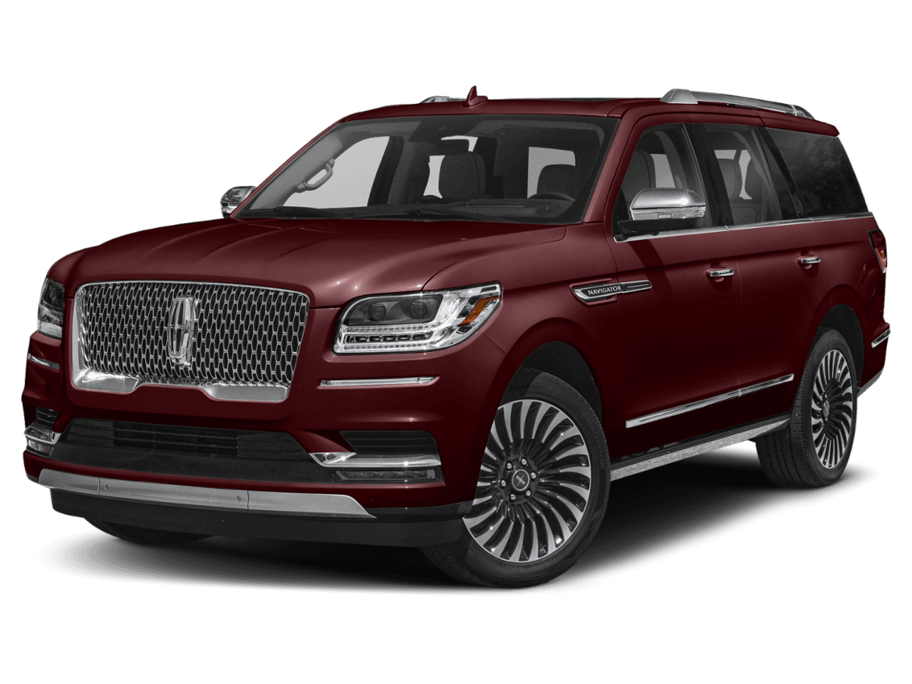 2018 Lincoln Navigator Black Label - Front 3/4, facing to the left
