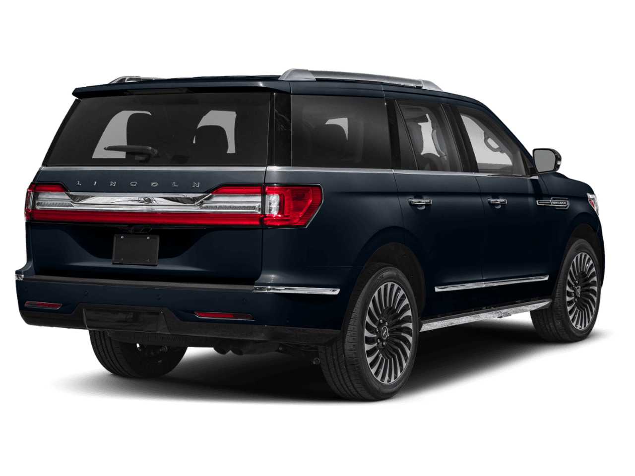 2018 Lincoln Navigator Black Label - Rear 3/4, facing to the right