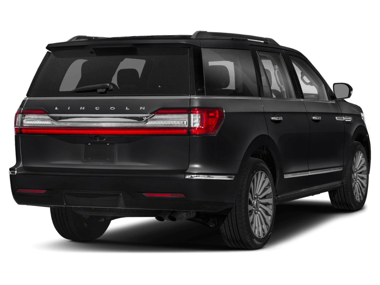 2018 Lincoln Navigator Black Label - Rear 3/4, facing to the right