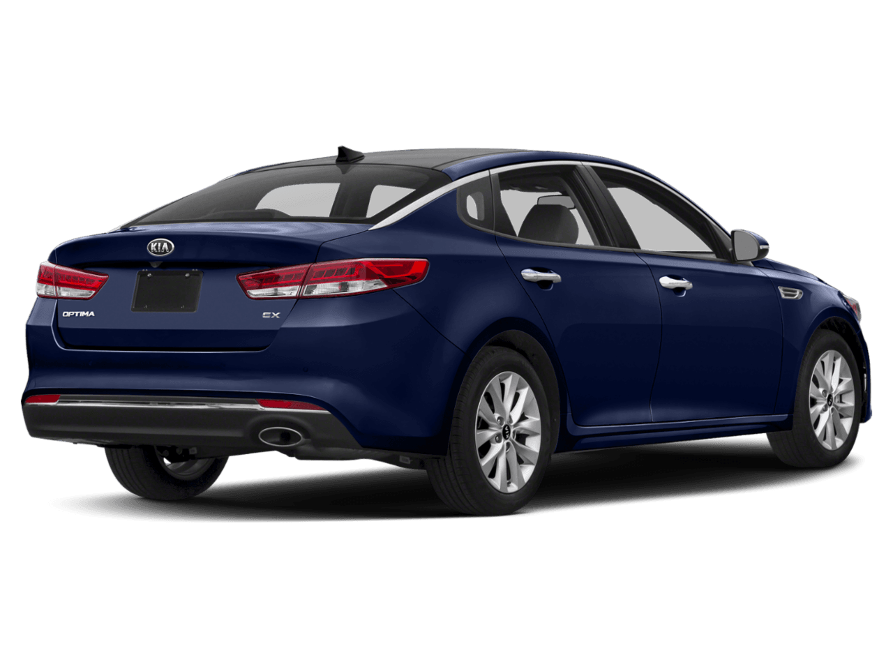 2018 Kia Optima LX - Rear 3/4, facing to the right