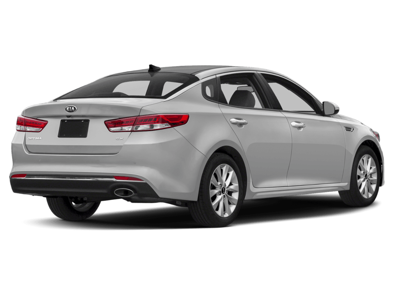 2018 Kia Optima LX - Rear 3/4, facing to the right
