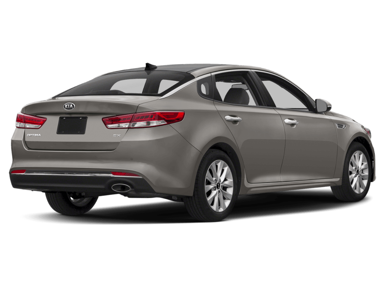 2018 Kia Optima EX - Rear 3/4, facing to the right