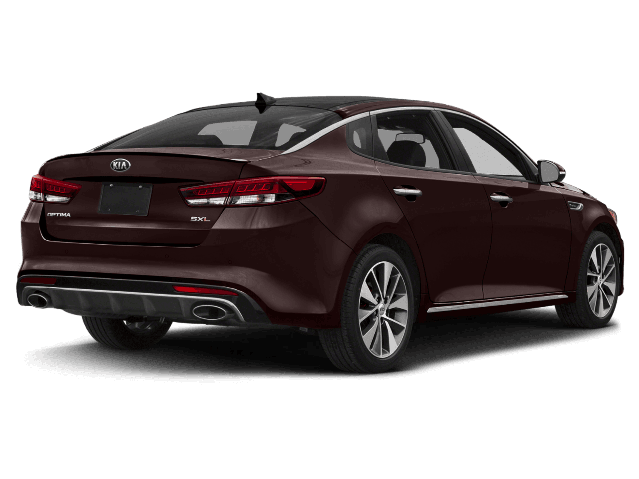 2018 Kia Optima SX - Rear 3/4, facing to the right