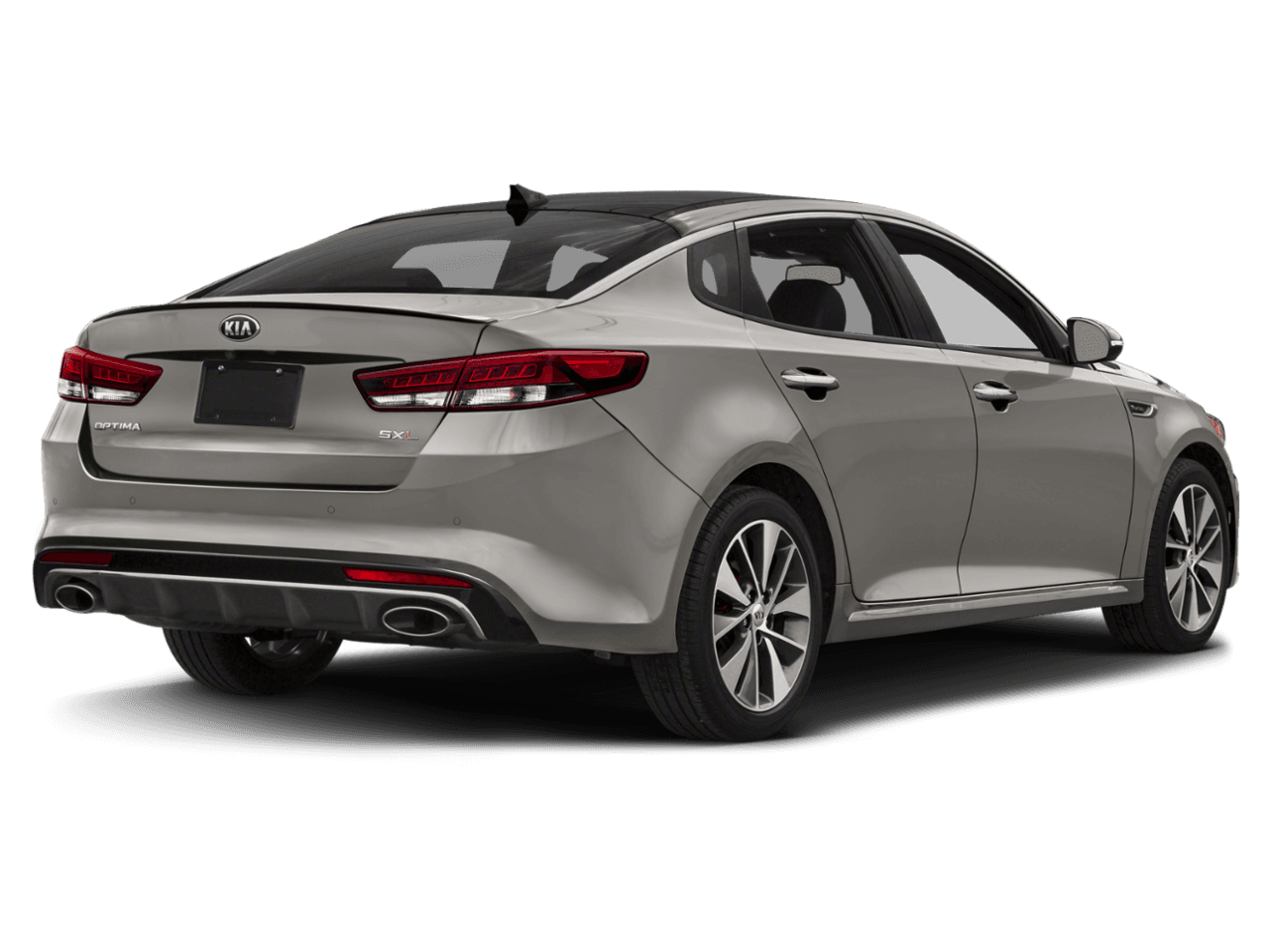 2018 Kia Optima SX - Rear 3/4, facing to the right