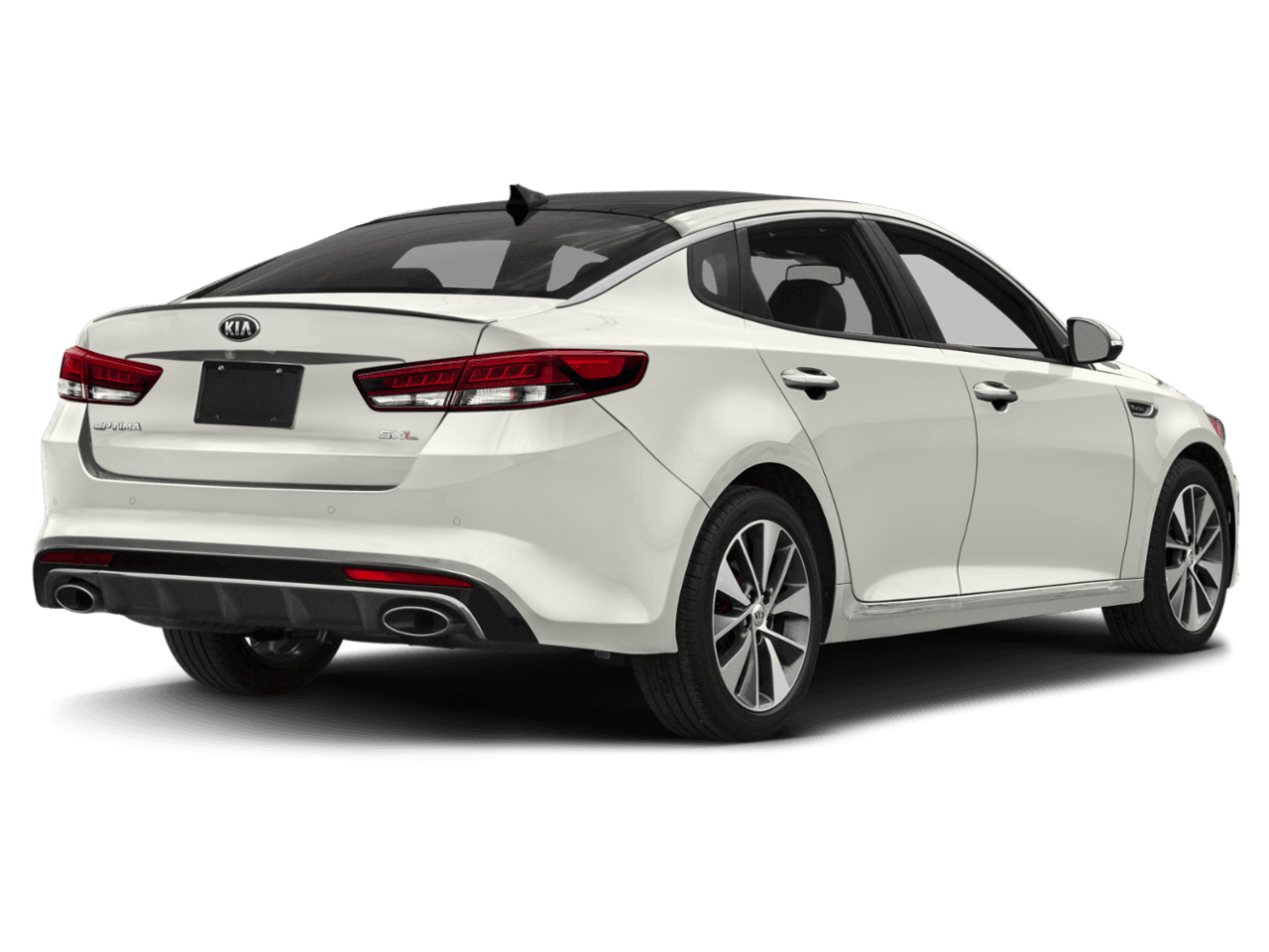 2018 Kia Optima SX - Rear 3/4, facing to the right