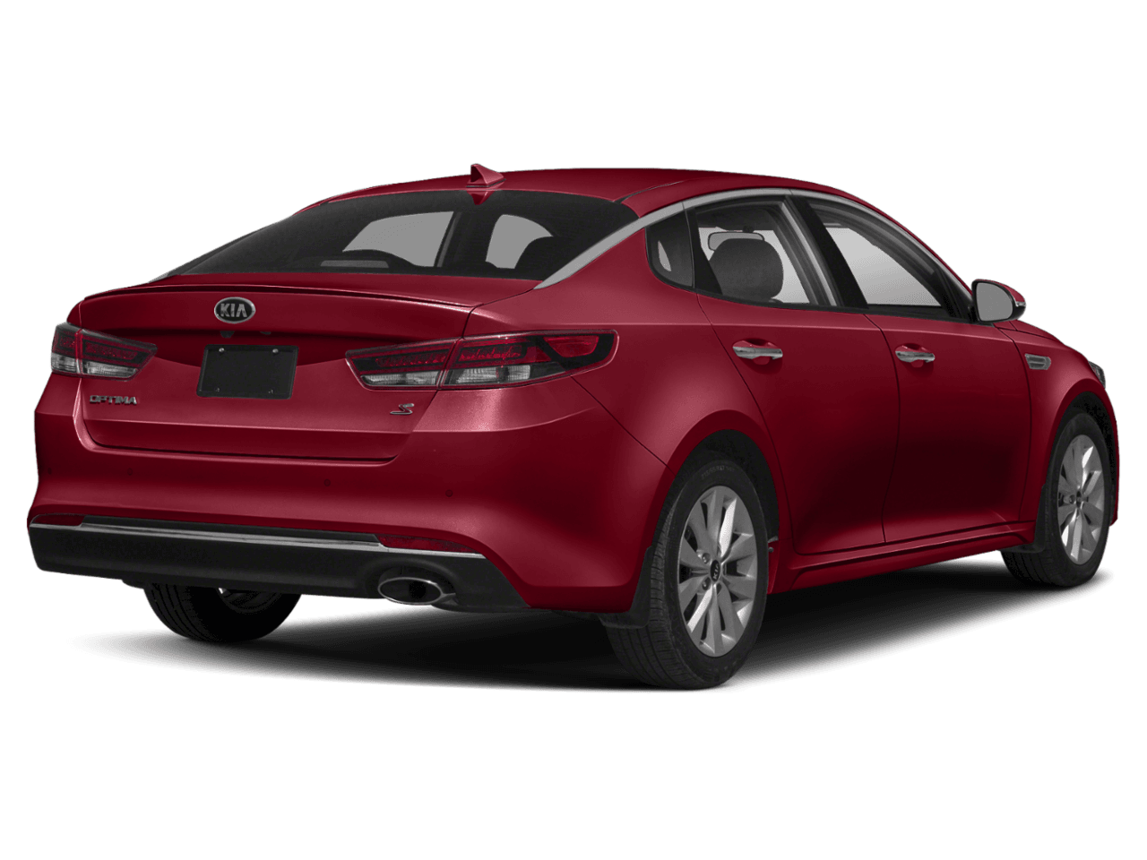 2018 Kia Optima S - Rear 3/4, facing to the right